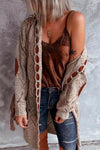 Nikkimoda Elvira Crochet Long Hoodied Cardigan