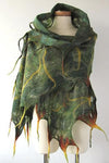 Nikkimoda Halloween Thunderstorm Rays Print Tassel Scarf