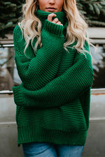 Nikkimoda Sweet Turtleneck Chunky Knit Sweater