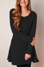 Nikkimoda Alicia Loose Cable Knit Dress