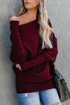 Nikkimoda Lera Crewneck Batwing Sleeve Pullover Sweater