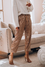 Nikkimoda Stylish Party Sequin Pants